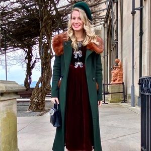 Forest Green Wool Beret